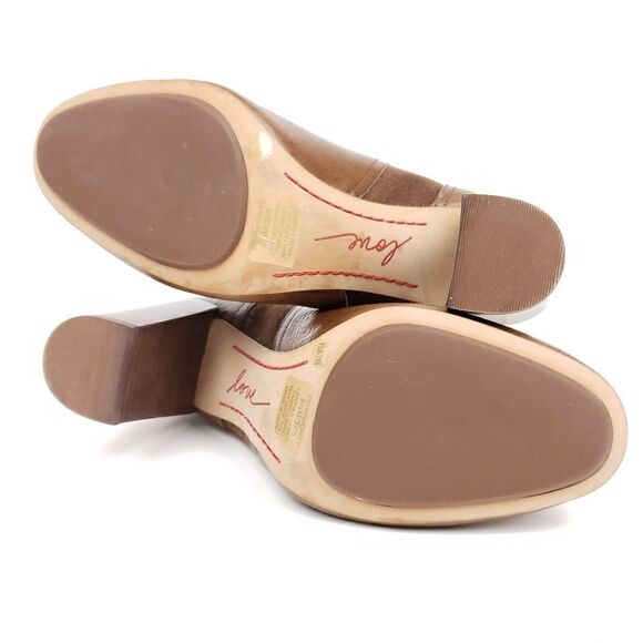 Ellen DeGeneres brown leather Mahoney booties 9.5 - Picture 6 of 8